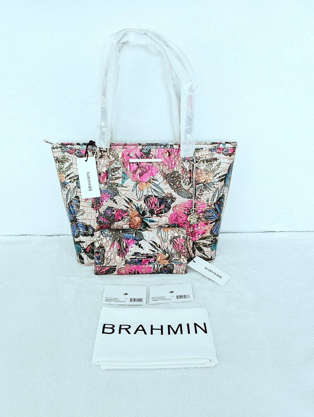 NWT Brahmin MARIPOSA Medium Asher w/Cordelia Wallet